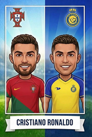 Figurinha Cristiano Ronaldo